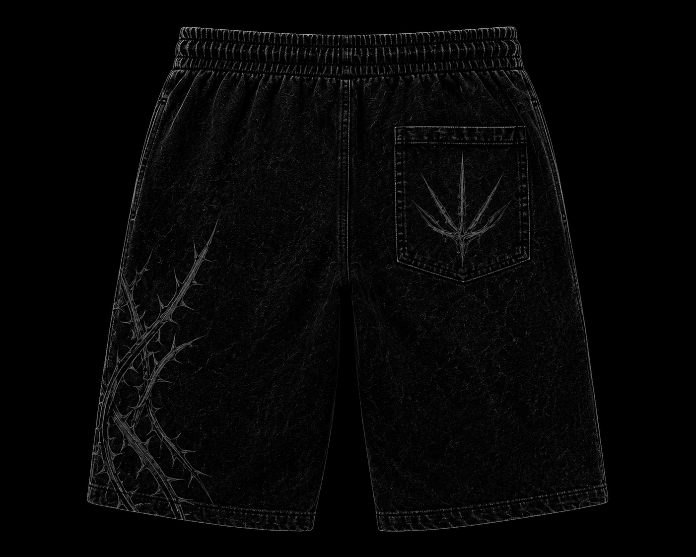 gothic streetwear shorts