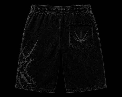 gothic streetwear shorts